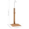 Trädgårdsdusch 75x75x210 cm massiv teak vidaXL – miniatyr 11