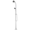Trädgårdsdusch med brunt golv 220 cm aluminium vidaXL 110 x 62 x 5 cm – miniatyr 3