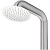 Trädgårdsdusch med brunt golv 230 cm rostfritt stål vidaXL 110 x 62 x 5 cm – miniatyr 9