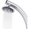 Trädgårdsdusch med grått golv 220 cm aluminium vidaXL 80 x 62 x 5 cm – miniatyr 10