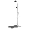 Trädgårdsdusch med grått golv 220 cm aluminium vidaXL 80 x 62 x 5 cm – miniatyr 1