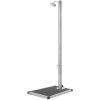 Trädgårdsdusch med grått golv 220 cm rostfritt stål vidaXL 80 x 62 x 5 cm – miniatyr 1