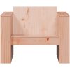 Trädgårdsfåtölj massivt douglasträ vidaXL 79 x 60 x 62 cm – miniatyr 4