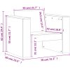 Trädgårdsfåtölj massivt douglasträ vidaXL 79 x 60 x 62 cm – miniatyr 9