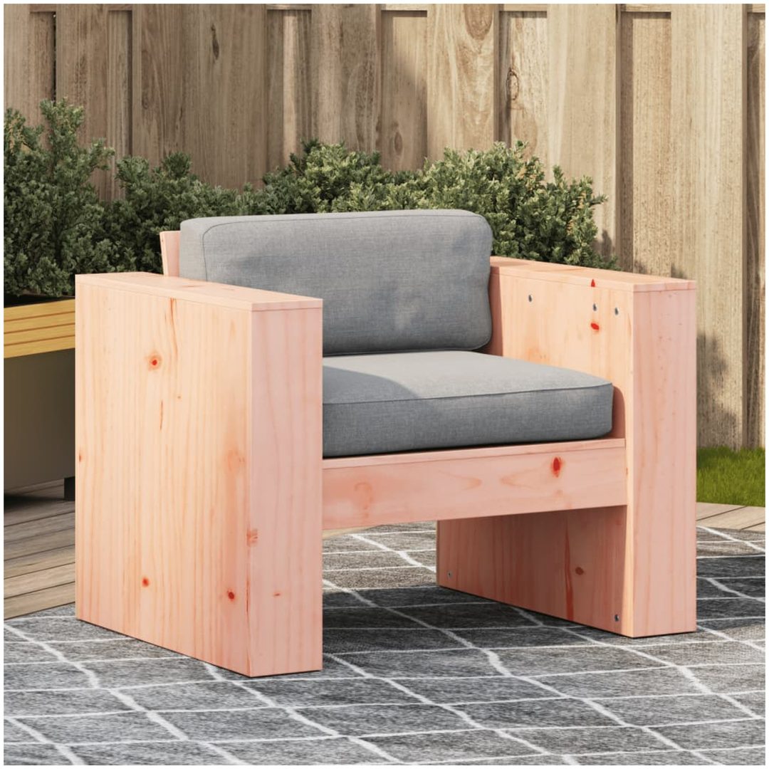 Trädgårdsfåtölj massivt douglasträ vidaXL 79 x 60 x 62 cm