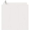 Trädgårdsfåtölj vit massiv furu vidaXL 79 x 60 x 62 cm – miniatyr 5