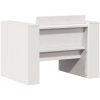 Trädgårdsfåtölj vit massiv furu vidaXL 79 x 60 x 62 cm – miniatyr 6
