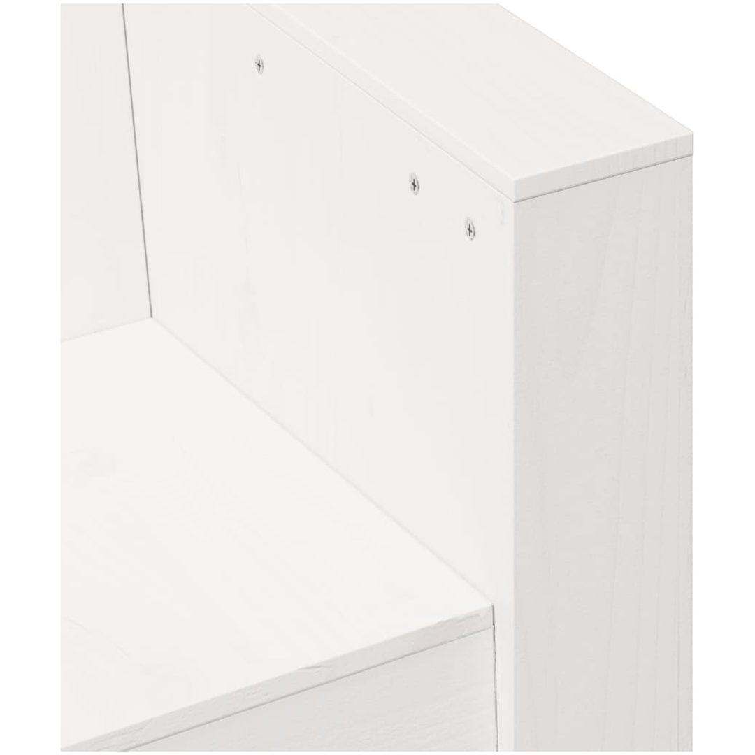 Trädgårdsfåtölj vit massiv furu vidaXL 79 x 60 x 62 cm – bild 7