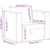 Trädgårdsfåtölj vit massiv furu vidaXL 79 x 60 x 62 cm – miniatyr 9