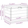 Trädgårdsförvaringsbox - Antracit, , Plast, 170 L vidaXL 77.5 x 54.5 x 53 cm – miniatyr 11