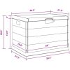 Trädgårdsförvaringsbox - Antracit, , Plast, 170 L vidaXL 77.5 x 54.5 x 53 cm – miniatyr 12
