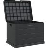 Trädgårdsförvaringsbox - Antracit, , Plast, 170 L vidaXL 77.5 x 54.5 x 53 cm – miniatyr 5