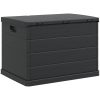 Trädgårdsförvaringsbox - Antracit, , Plast, 170 L vidaXL 77.5 x 54.5 x 53 cm – miniatyr 6