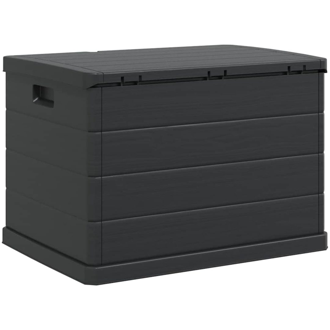 Trädgårdsförvaringsbox - Antracit, , Plast, 170 L vidaXL 77.5 x 54.5 x 53 cm – bild 6