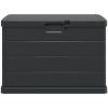 Trädgårdsförvaringsbox - Antracit, , Plast, 170 L vidaXL 77.5 x 54.5 x 53 cm – miniatyr 7