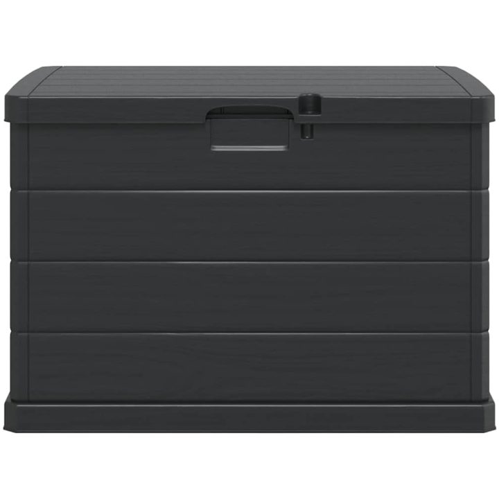Trädgårdsförvaringsbox - Antracit, , Plast, 170 L vidaXL 77.5 x 54.5 x 53 cm – bild 7