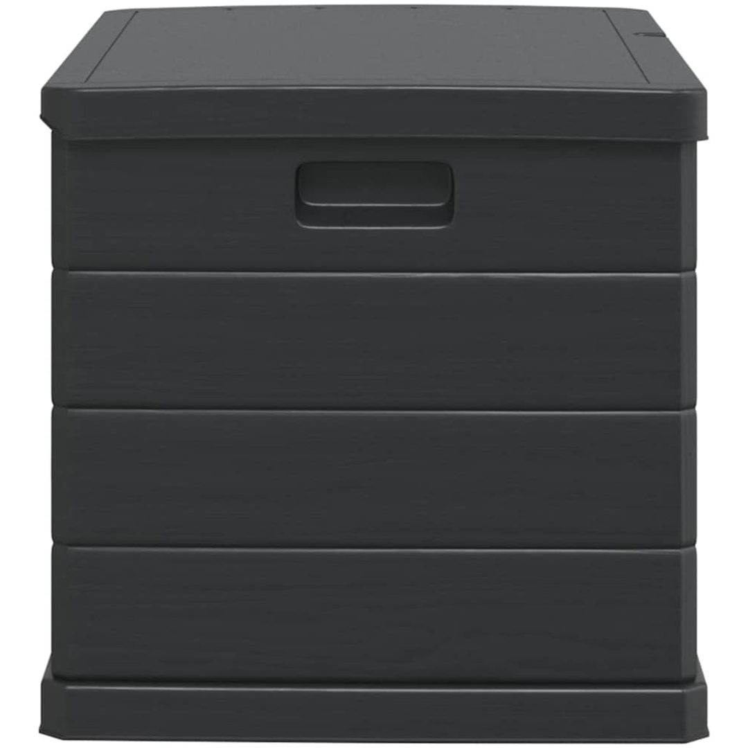Trädgårdsförvaringsbox - Antracit, , Plast, 170 L vidaXL 77.5 x 54.5 x 53 cm – bild 8