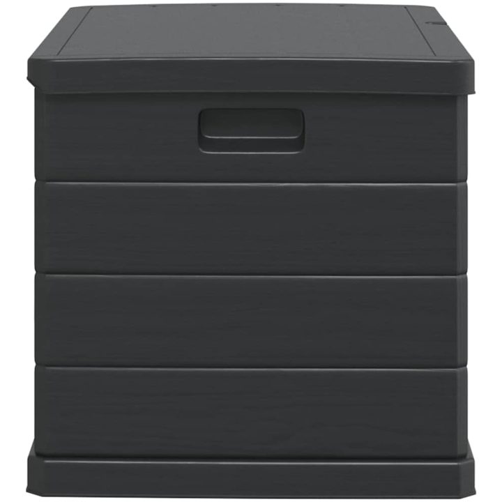 Trädgårdsförvaringsbox - Antracit, , Plast, 170 L vidaXL 77.5 x 54.5 x 53 cm – bild 8
