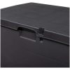 Trädgårdsförvaringsbox - Antracit, , Plast, 170 L vidaXL 77.5 x 54.5 x 53 cm – miniatyr 9
