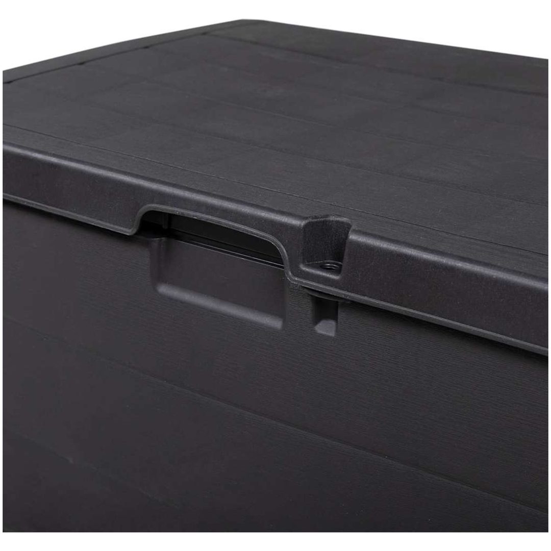 Trädgårdsförvaringsbox - Antracit, , Plast, 170 L vidaXL 77.5 x 54.5 x 53 cm – bild 9