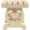 Trädgårdsfotpall massivt granträ vidaXL 40 x 36,5 x 38,5 cm – miniatyr 5