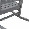 Trädgårdsgungstol Ljusgrå 70x92x108 cm HDPE vidaXL 70 x 92 x 180 cm – miniatyr 7