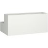 Trädgårdshylla 2-Tier Vit Stål vidaXL 100 x 60 x 45 cm – miniatyr 5