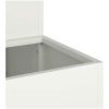 Trädgårdshylla 2-Tier Vit Stål vidaXL 100 x 60 x 45 cm – miniatyr 9