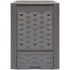 Trädgårdskompost 2 st brun 60x60x83 cm 600 L plastrotting vidaXL – miniatyr 2
