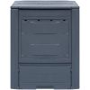Trädgårdskompost 2 st grå 60x60x73 cm 520 L vidaXL – miniatyr 2