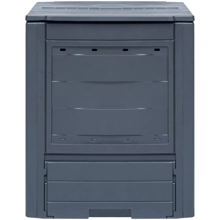Trädgårdskompost 2 st grå 60x60x73 cm 520 L vidaXL – bild 2