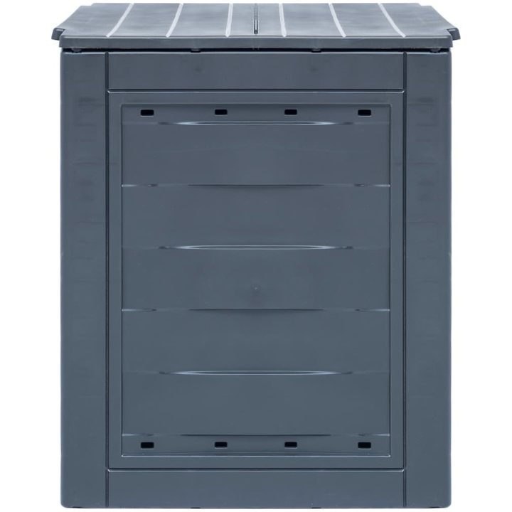 Trädgårdskompost 2 st grå 60x60x73 cm 520 L vidaXL – bild 3