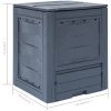 Trädgårdskompost 2 st grå 60x60x73 cm 520 L vidaXL – miniatyr 7