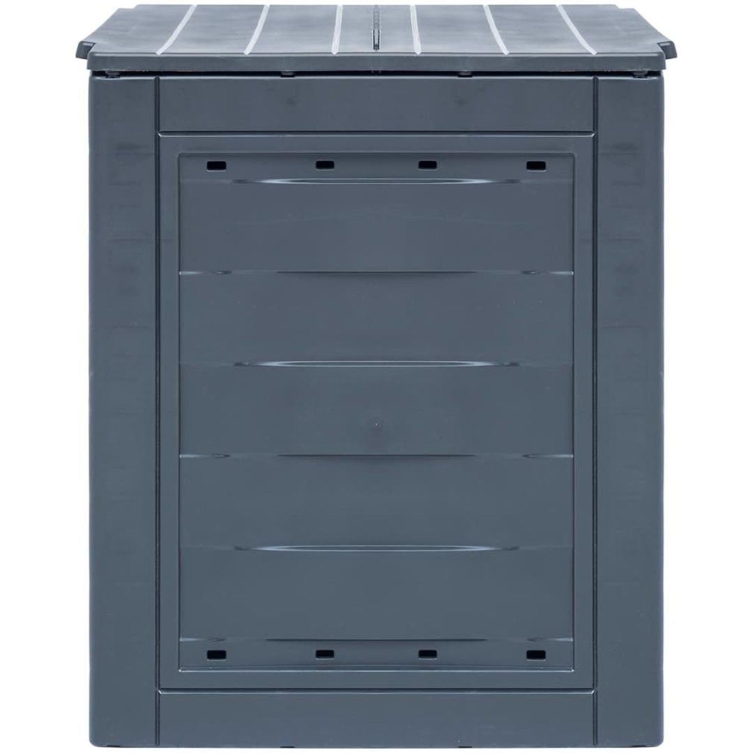 Trädgårdskompost 3 st grå 60x60x73 cm 780 L vidaXL – bild 3
