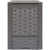 Trädgårdskompost brun 60x60x83 cm 300 L plastrotting vidaXL – miniatyr 2