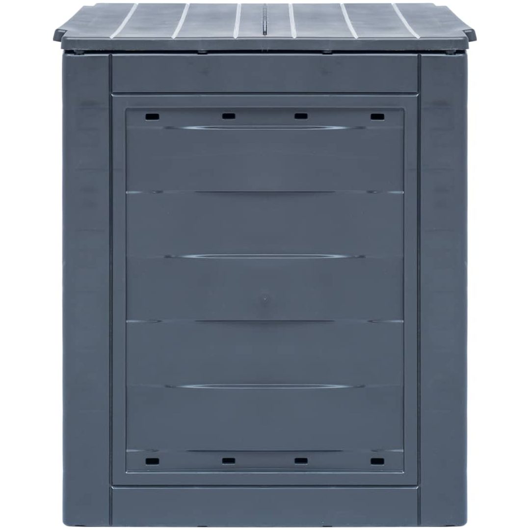 Trädgårdskompost grå 60x60x73 cm 260 L vidaXL – bild 3