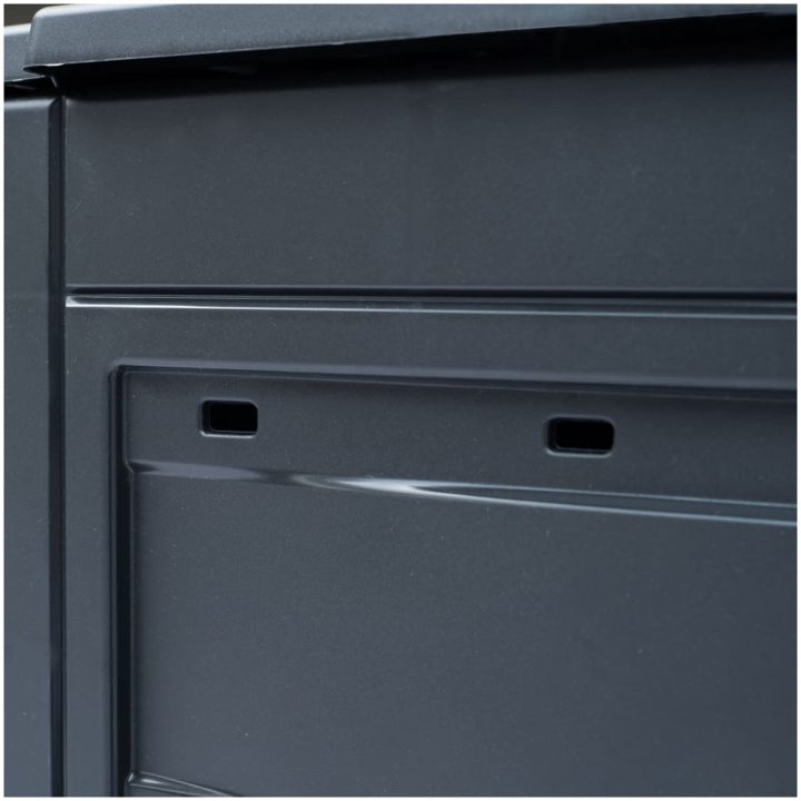 Trädgårdskompost grå 60x60x73 cm 260 L vidaXL – bild 5