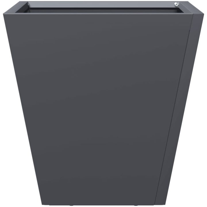 Trädgårdskruka antracit stål vidaXL 30 x 30 x 30 cm – bild 4