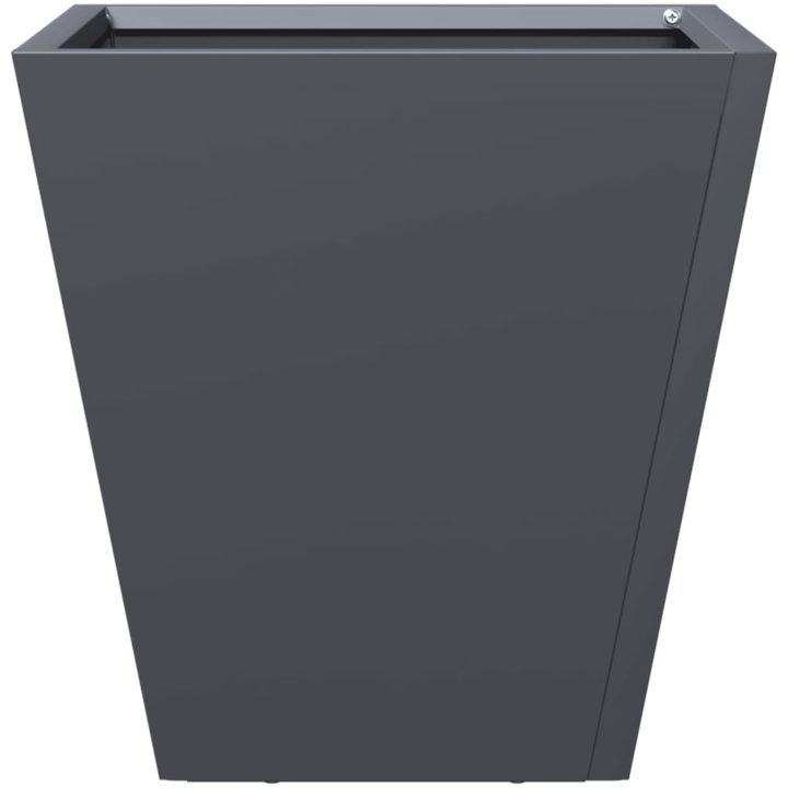 Trädgårdskruka antracit stål vidaXL 30 x 30 x 30 cm – bild 5