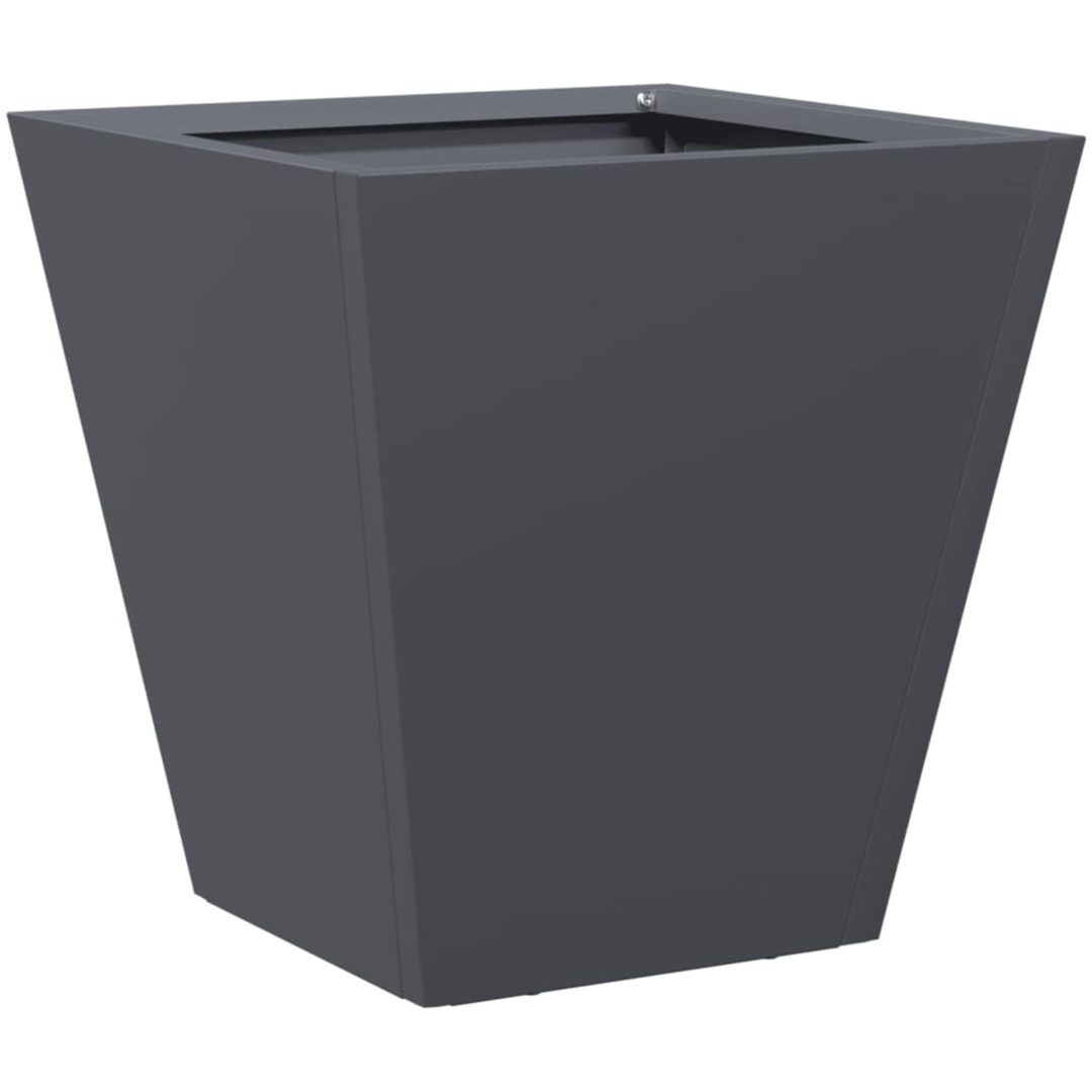 Trädgårdskruka antracit stål vidaXL 30 x 30 x 30 cm – bild 6