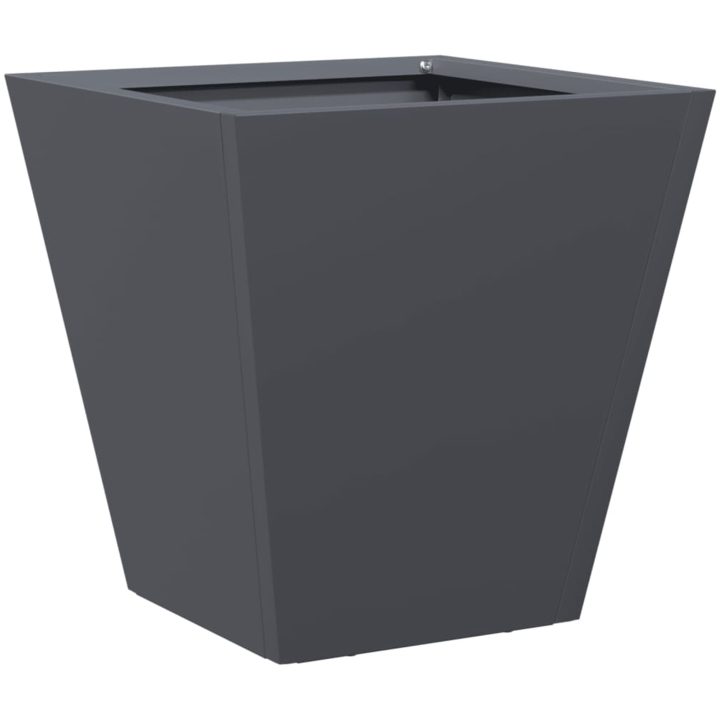 Trädgårdskruka antracit stål vidaXL 30 x 30 x 30 cm – bild 6