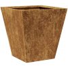 Trädgårdskruka rosttrögt stål vidaXL 30 x 30 x 30 cm – miniatyr 2