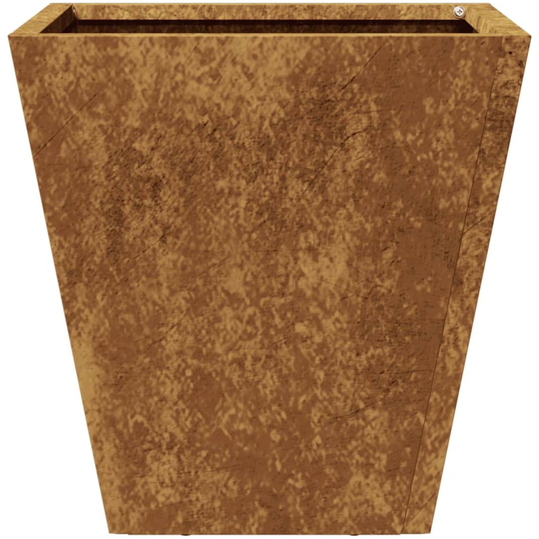 Trädgårdskruka rosttrögt stål vidaXL 30 x 30 x 30 cm – bild 6