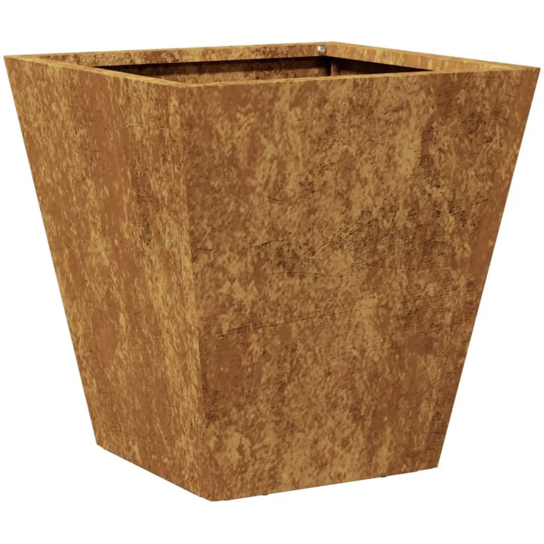 Trädgårdskruka rosttrögt stål vidaXL 30 x 30 x 30 cm – bild 7