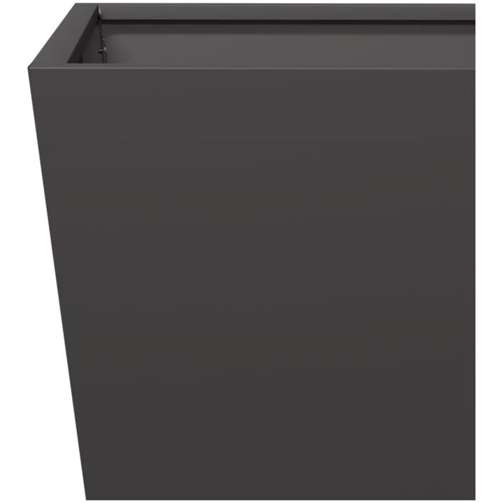 Trädgårdskruka svart stål vidaXL 30 x 30 x 30 cm – bild 7