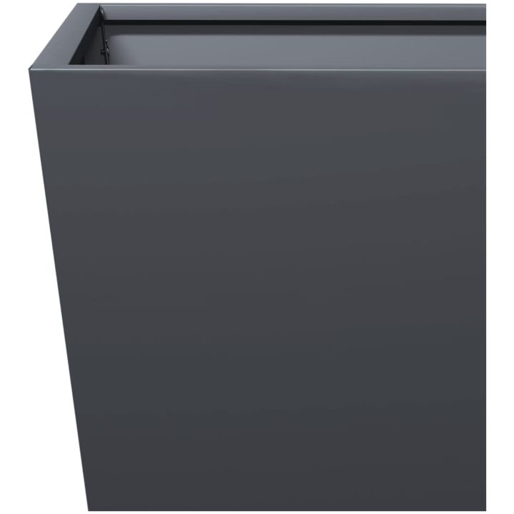 Trädgårdskrukor 2 st antracit stål vidaXL 30 x 30 x 30 cm – bild 9