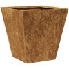 Trädgårdskrukor 2 st rosttrögt stål vidaXL 30 x 30 x 30 cm – miniatyr 7
