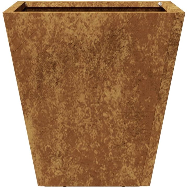 Trädgårdskrukor 2 st rosttrögt stål vidaXL 30 x 30 x 30 cm – bild 8