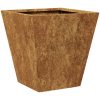 Trädgårdskrukor 2 st rosttrögt stål vidaXL 30 x 30 x 30 cm – miniatyr 9