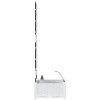Trädgårdskrukor med Vattensystem Vit vidaXL 40 x 40 x 126 cm – miniatyr 7